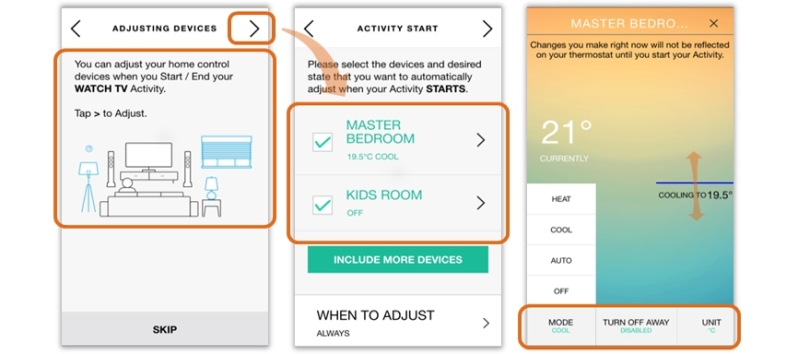 Control Nest with Harmony