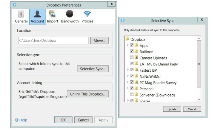 Selectively Sync Files