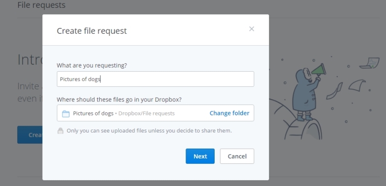 Request a File from...Anyone, Anywhere