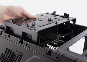 3) Remove the Optical Drive Cage