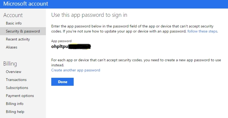 Watch for App Passwords with 2FA
