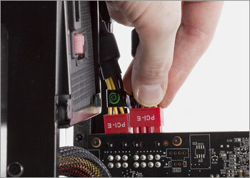 17) Plug in the Power Cables