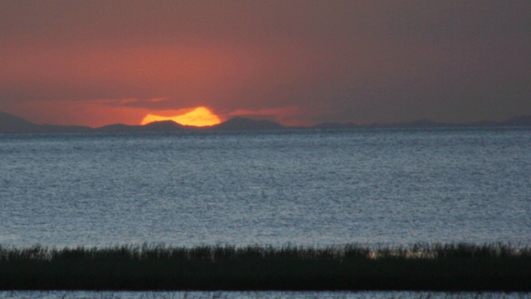 Eclipse Sunset from Lake Turkana