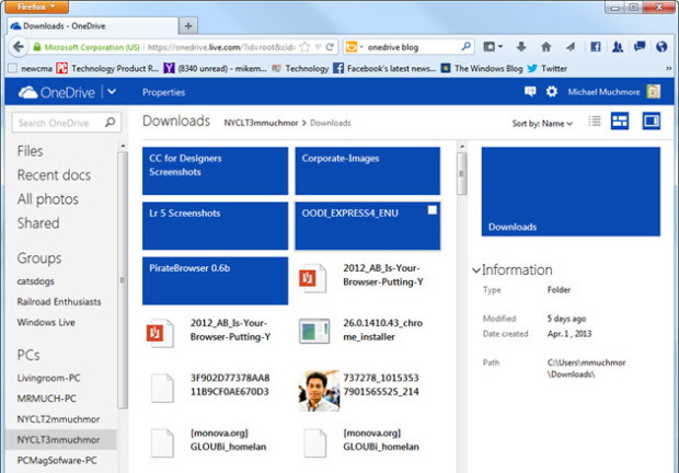 Access Other PCs Over OneDrive