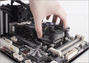 9) Attach the CPU Cooler