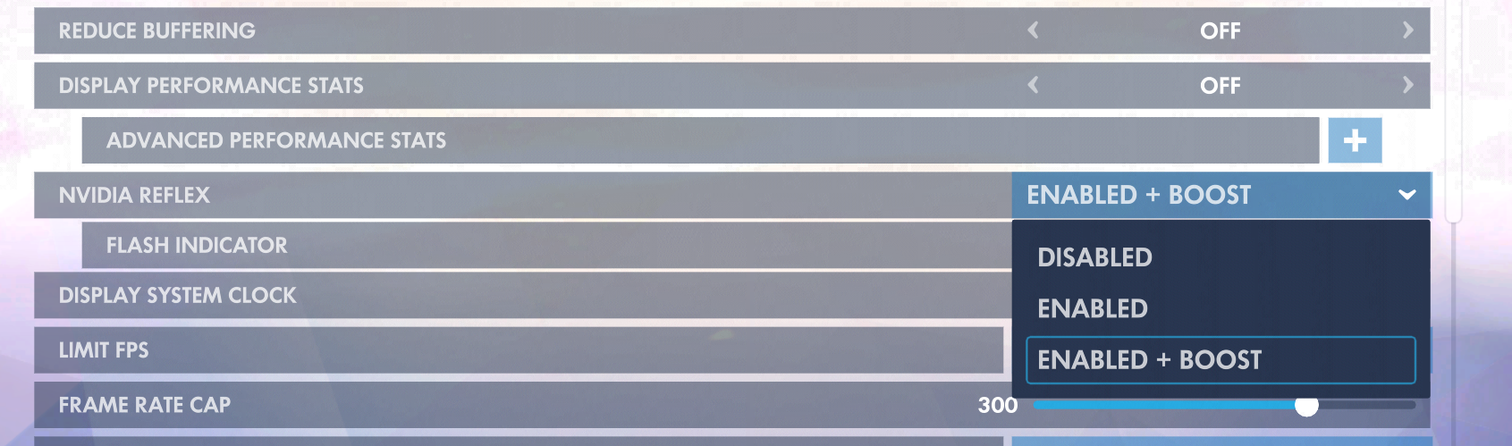  Overwatch Reflex Menu