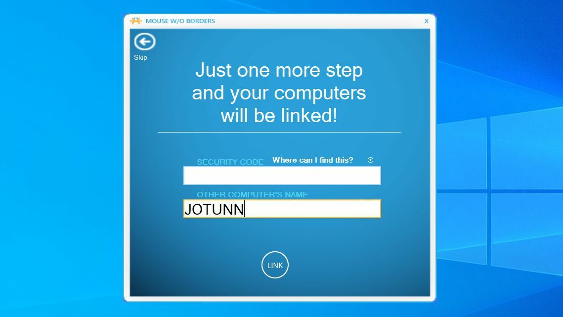 Mouse Without Borders login