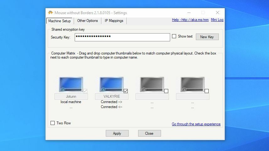 Mouse Without Borders code