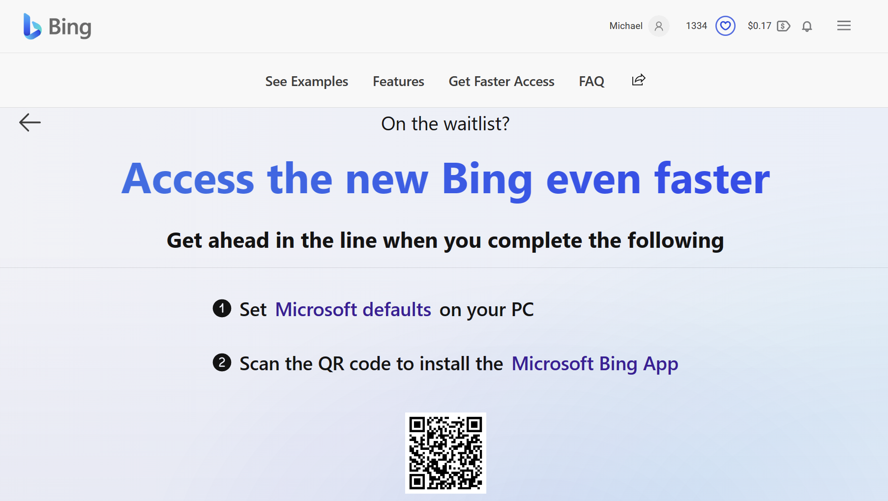 Access the New Bing Faster