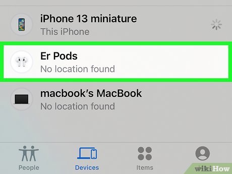 Image titled Find Airpods when Dead Step 3