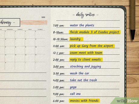 Image titled Schedule Your Day Step 7