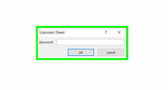 Unprotect an Excel Sheet