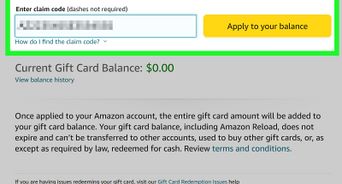 Check an Amazon Giftcard Balance