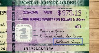 Fill Out a Money Order