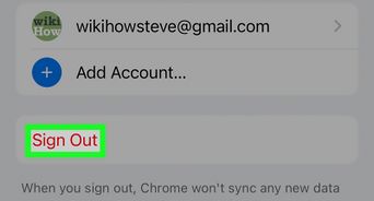 Sign Out of Google Chrome