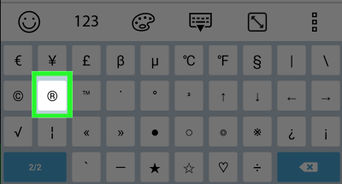 Type the Trademark Symbol