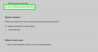Remove Suggestions on Chrome
