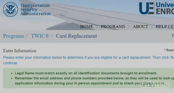 Obtain a TWIC Card