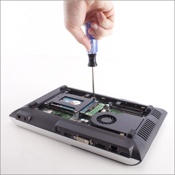 6) Replace the Hard Drive Bracket