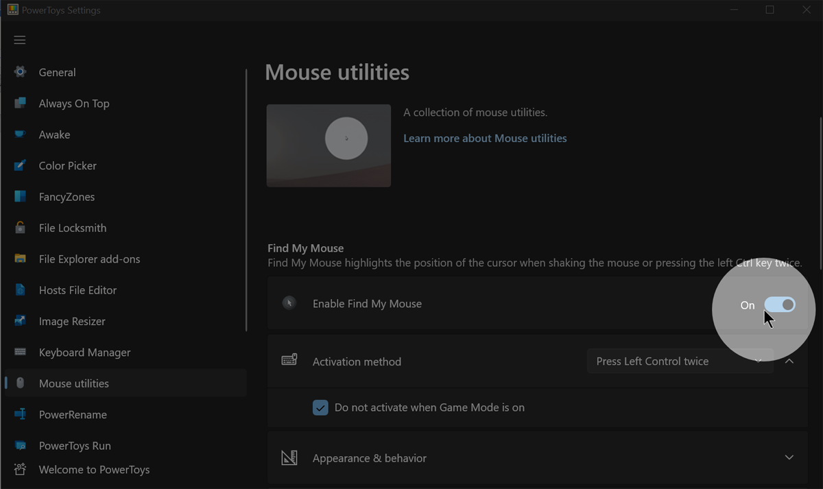 Use Mouse Utilities