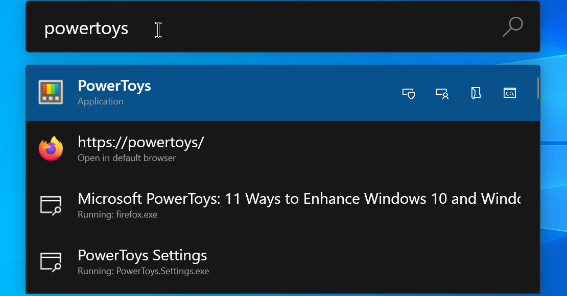 Use PowerToys Run