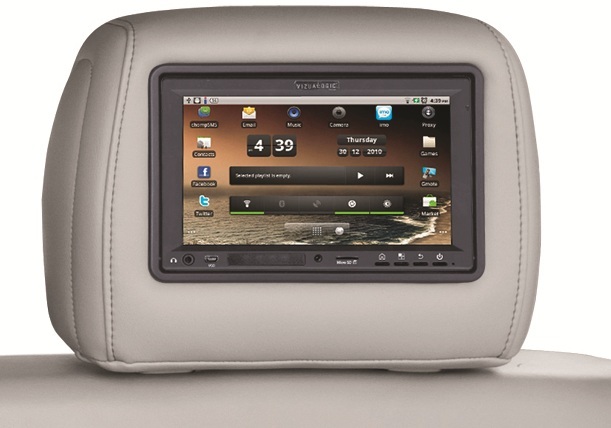 VizualLogic's Android-Powered Headrest System