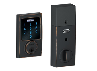 century touchscreen deadbolt aged bronze