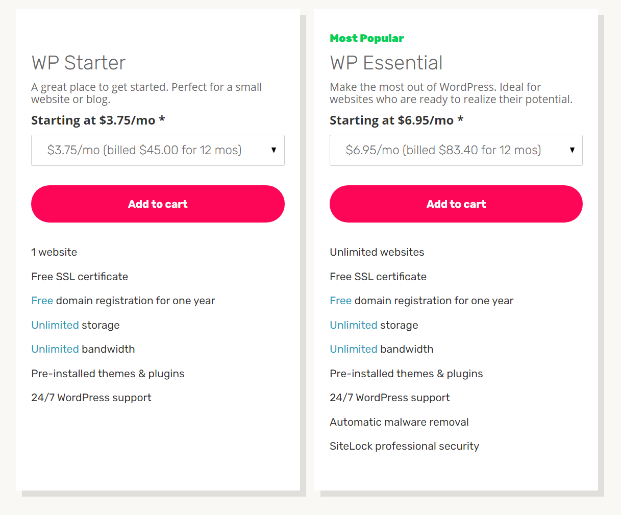 WordPress hosting options