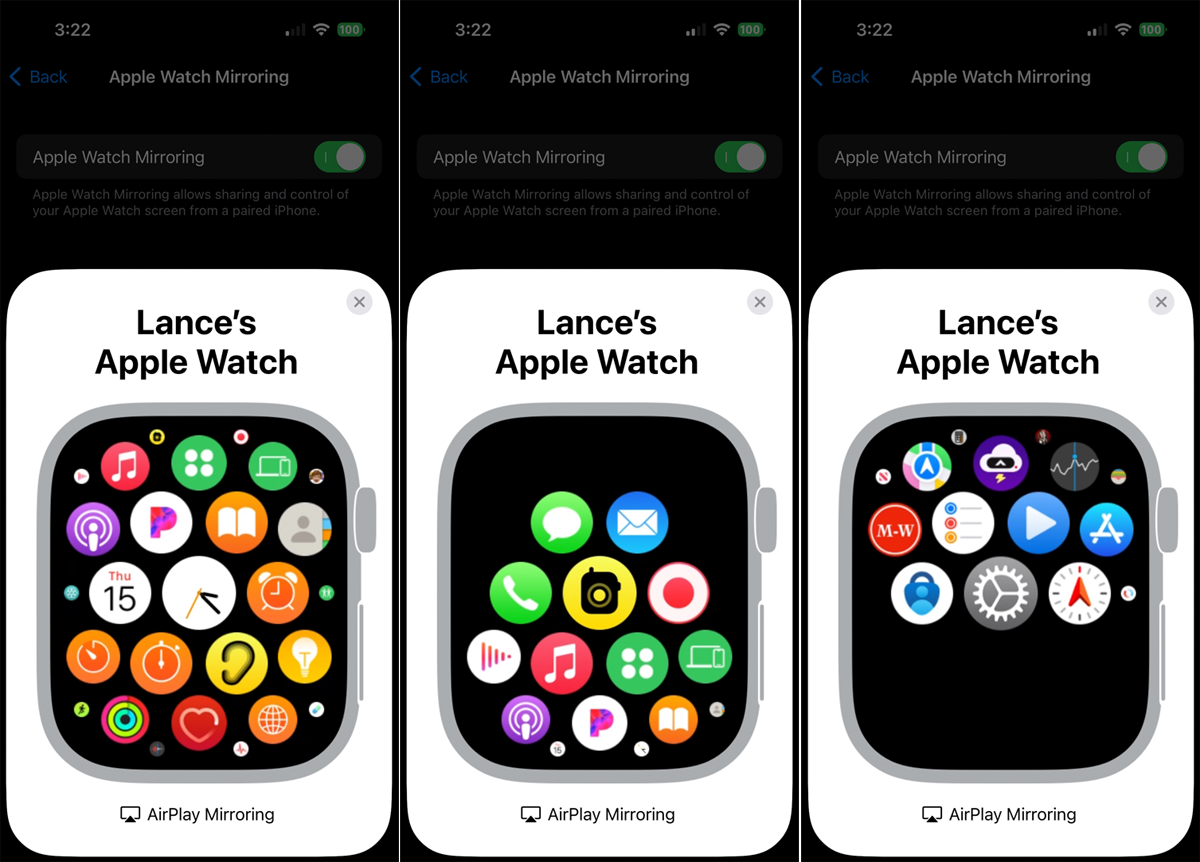 Press the Digital Crown