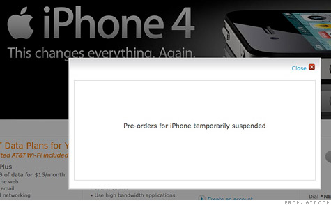 Apple iPhone4 Pre-Order Snafu