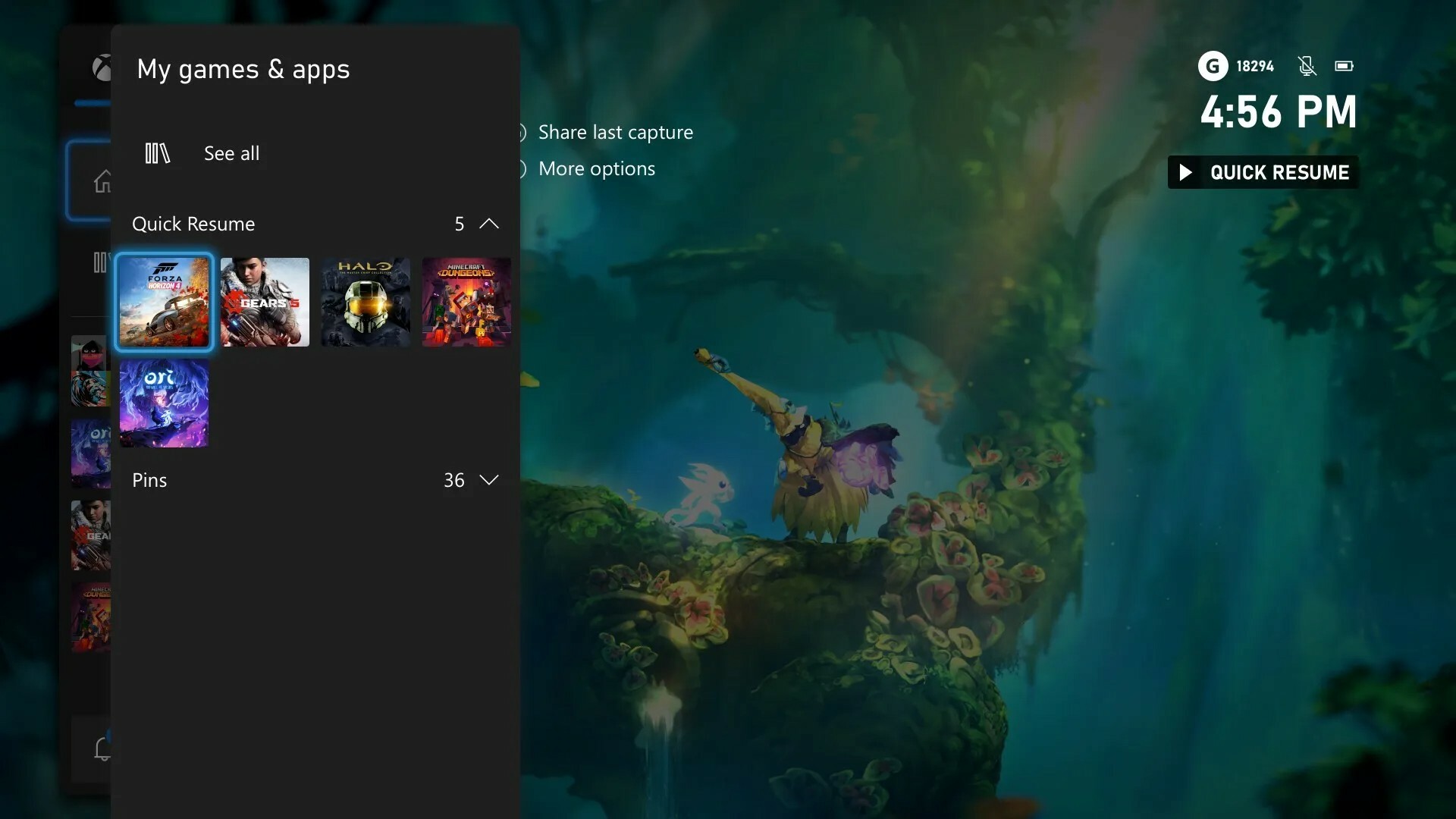 xbox quick resume feature