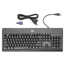  HP USB PS2 Washable Keyboard 