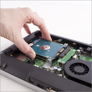 5) Install the Hard Drive