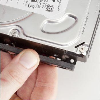 7) Secure Hard Drive in Tray