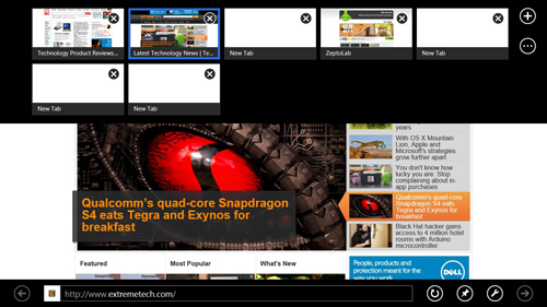 Windows 8's Browser: Internet Explorer 10