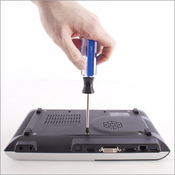 2) Open the Rear Panel