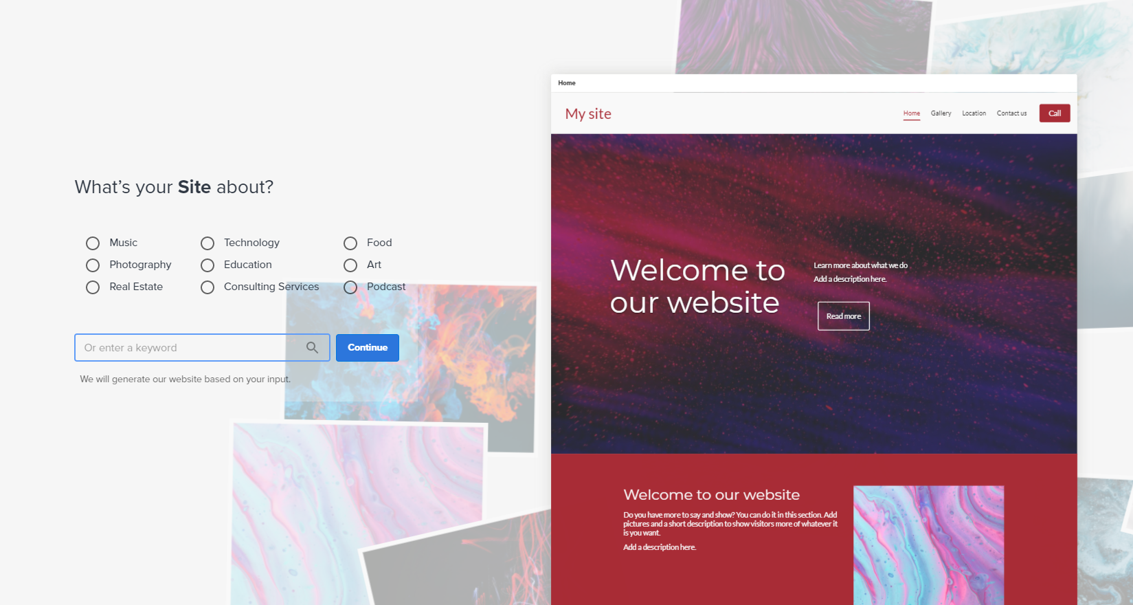 Bluehost website builder getting started