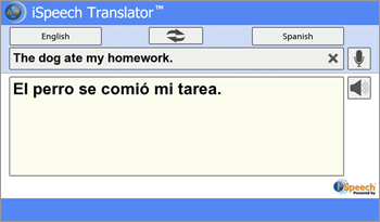 iSpeech Translator