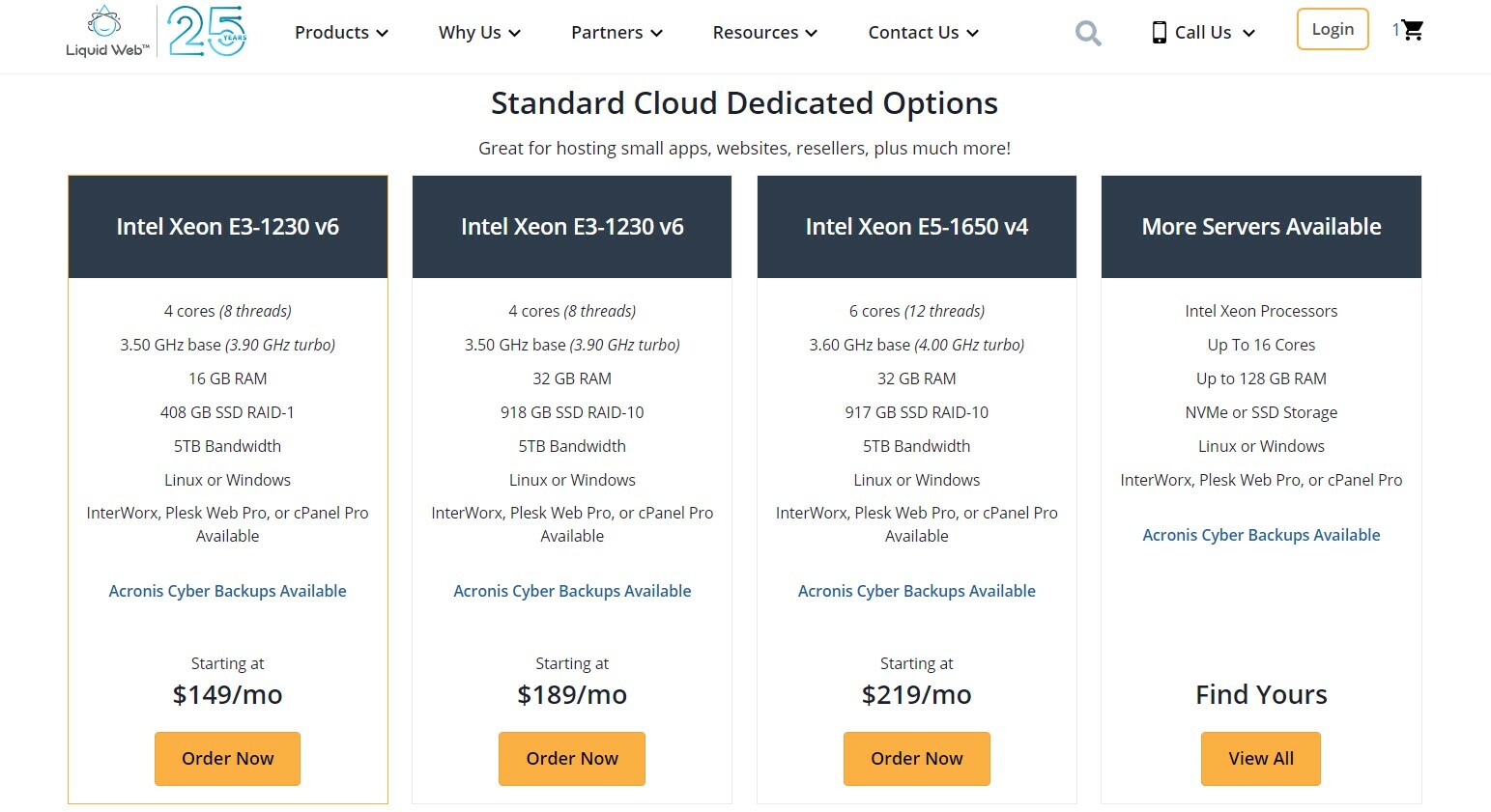 Cloud Hosting plans