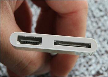 HDMI Out (left) USB (right) 