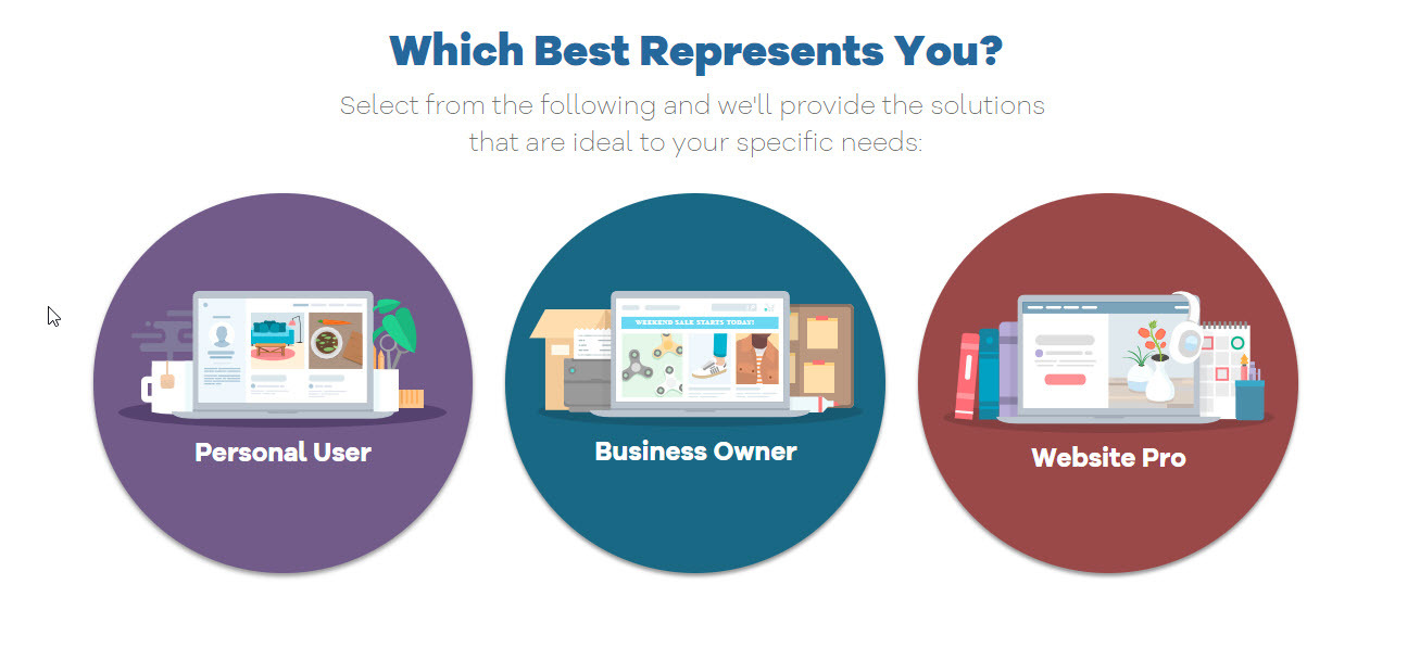 HostGator's user profiles