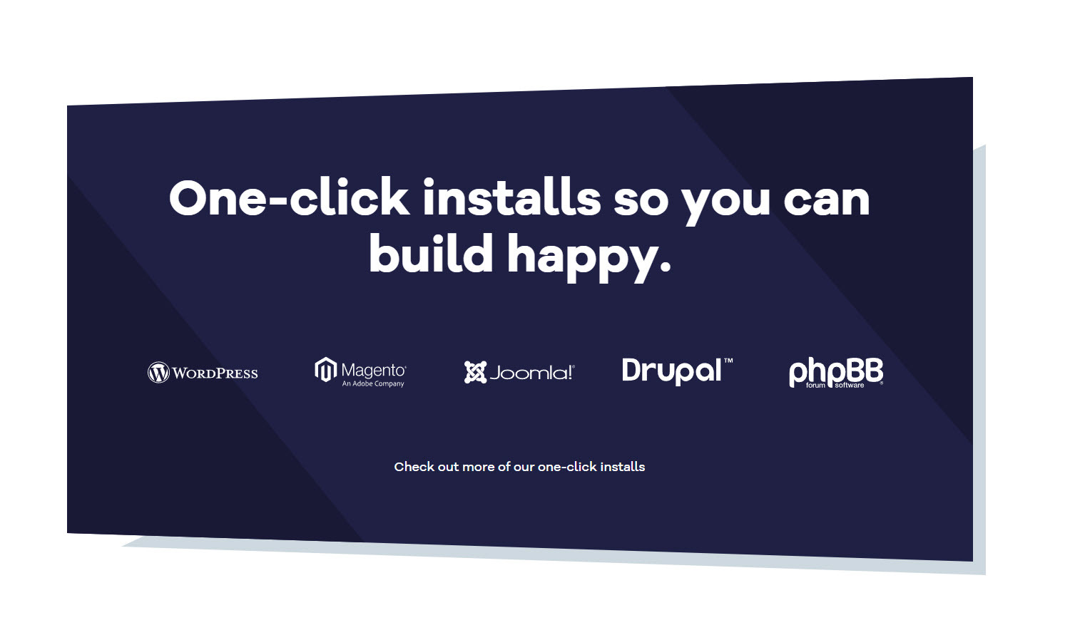 HostGator's CMS options