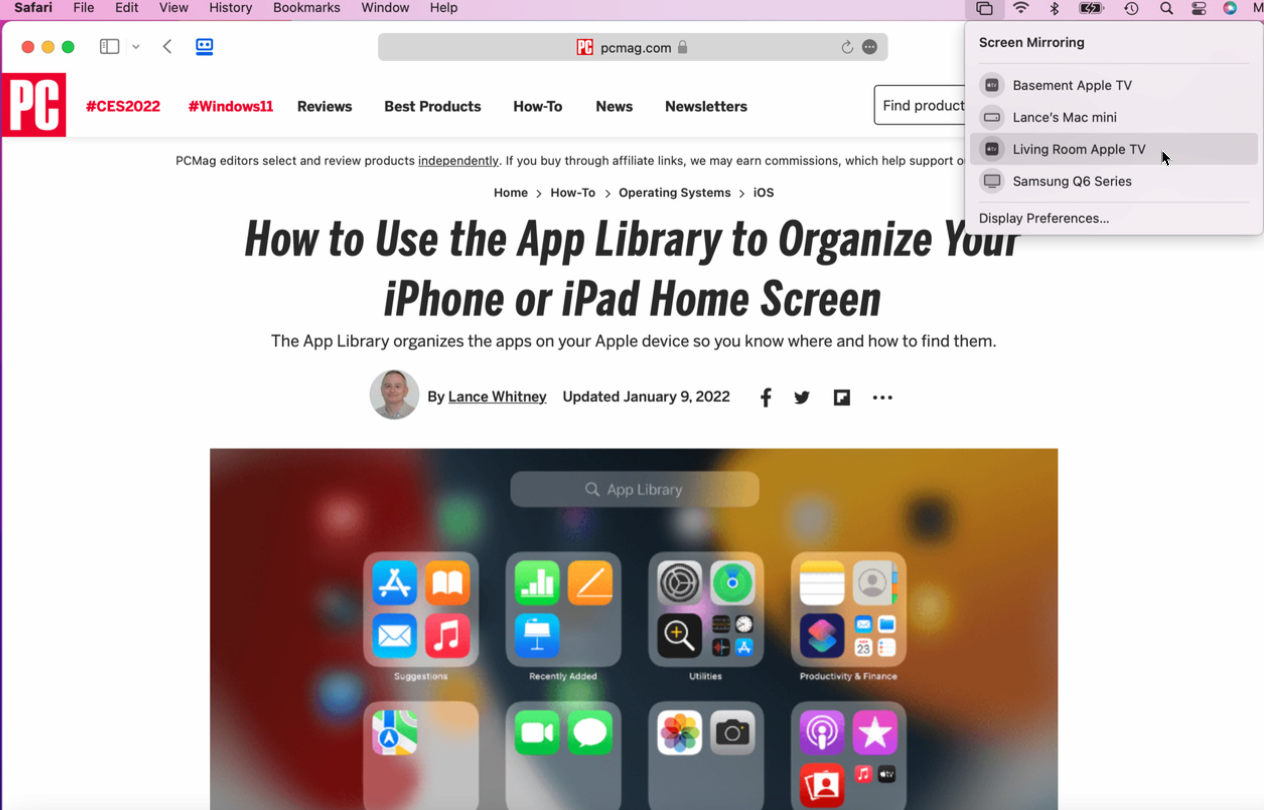 screen mirroring mac