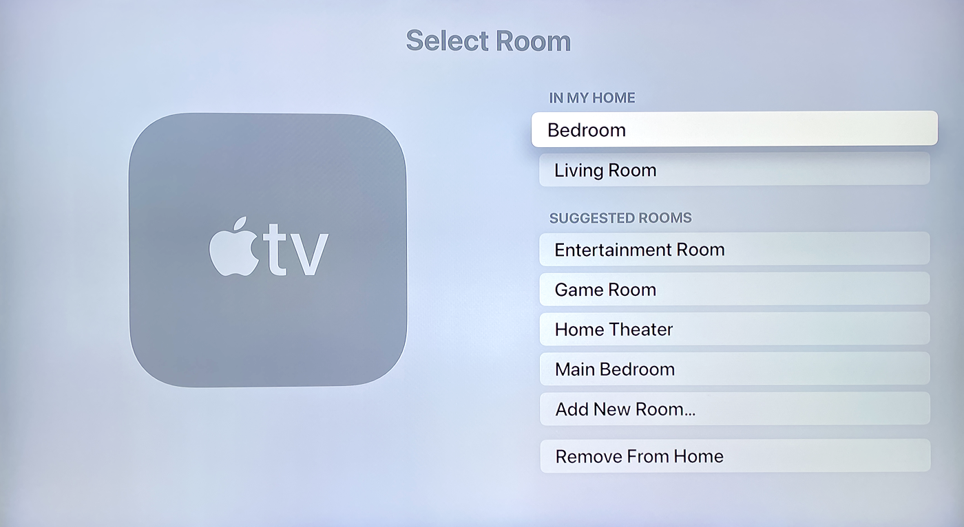 apple tv room