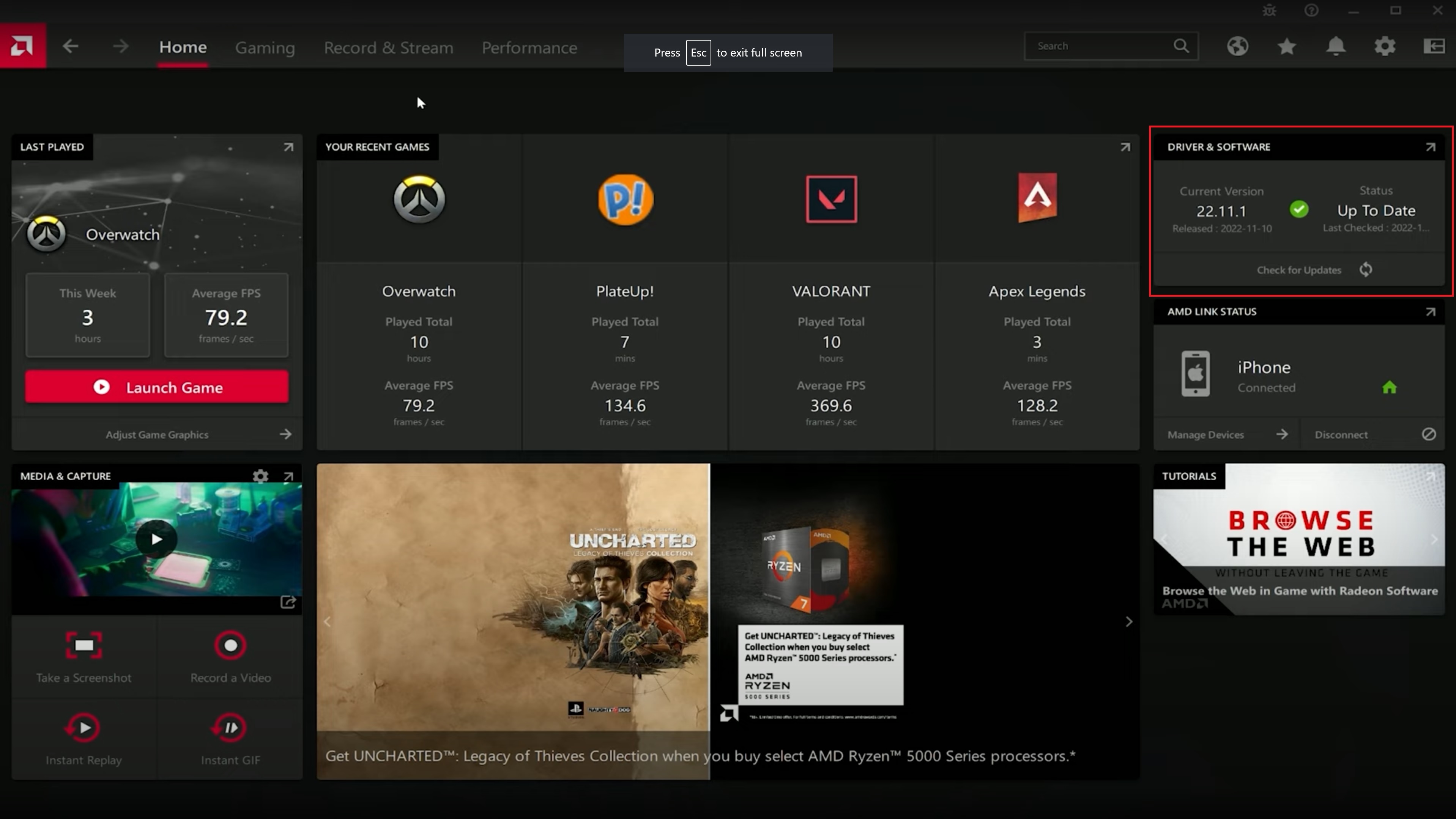 amd software driver version