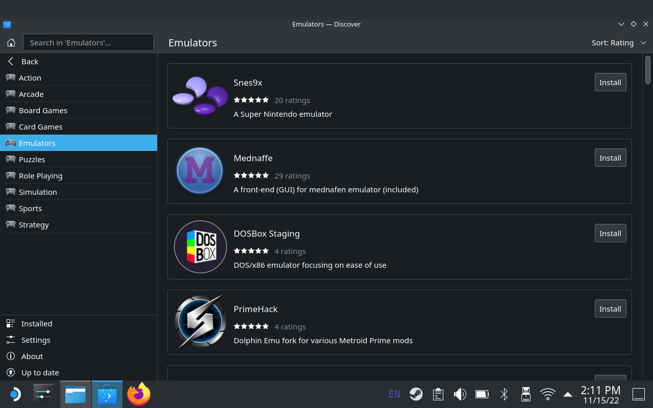 steam deck discover store