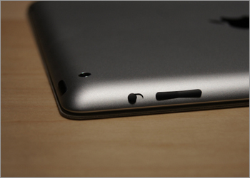 iPad 2 Mute Button, Volume Controls