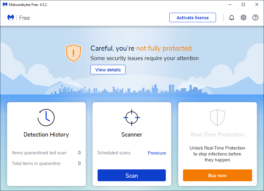 Antivirus Failed: Malwarebytes Free