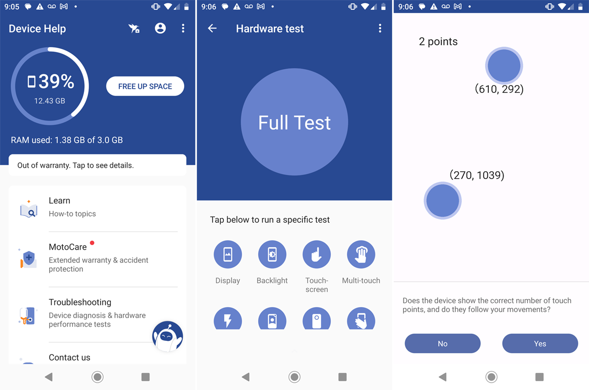 Run Diagnostics on Motorola Phones