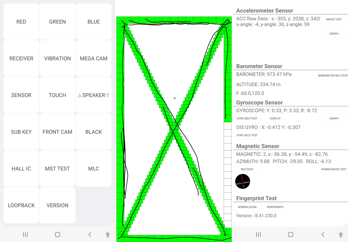 Run Diagnostics on Samsung Phones